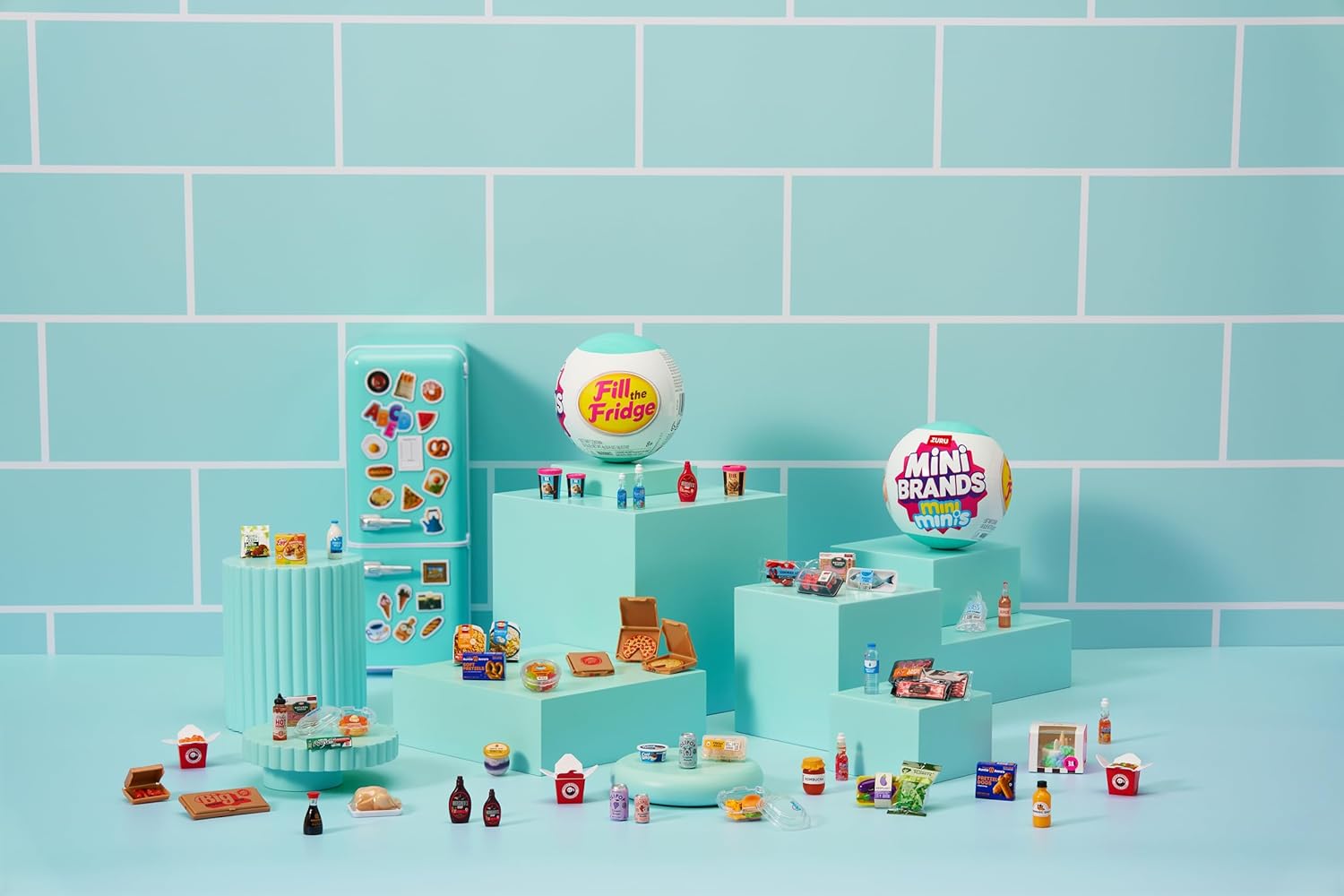 Mini Brands Fill The Fridge Playset S1