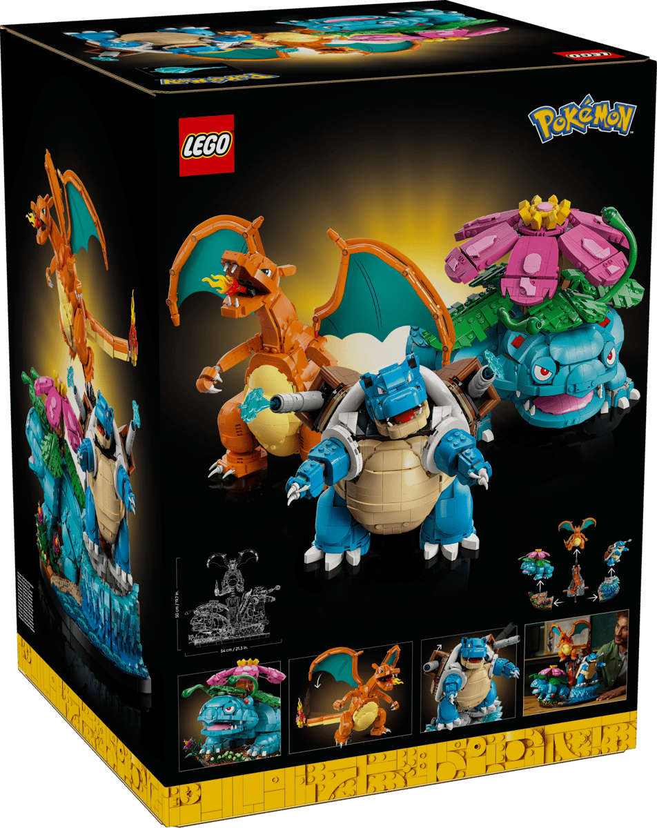 LEGO® | Pokémon: Venusaur, Charizard and Blastoise (72153)