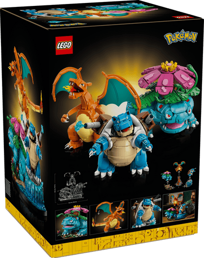 LEGO® | Pokémon: Venusaur, Charizard and Blastoise (72153)