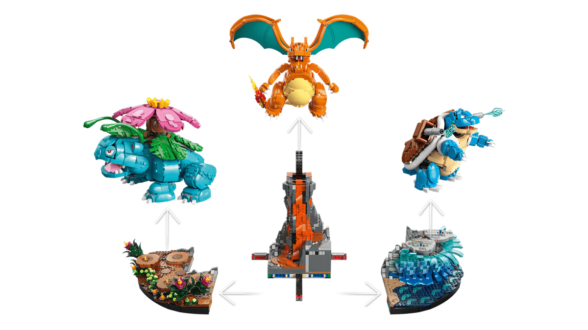 LEGO® | Pokémon: Venusaur, Charizard and Blastoise (72153)