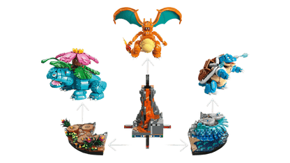 LEGO® | Pokémon: Venusaur, Charizard and Blastoise (72153)