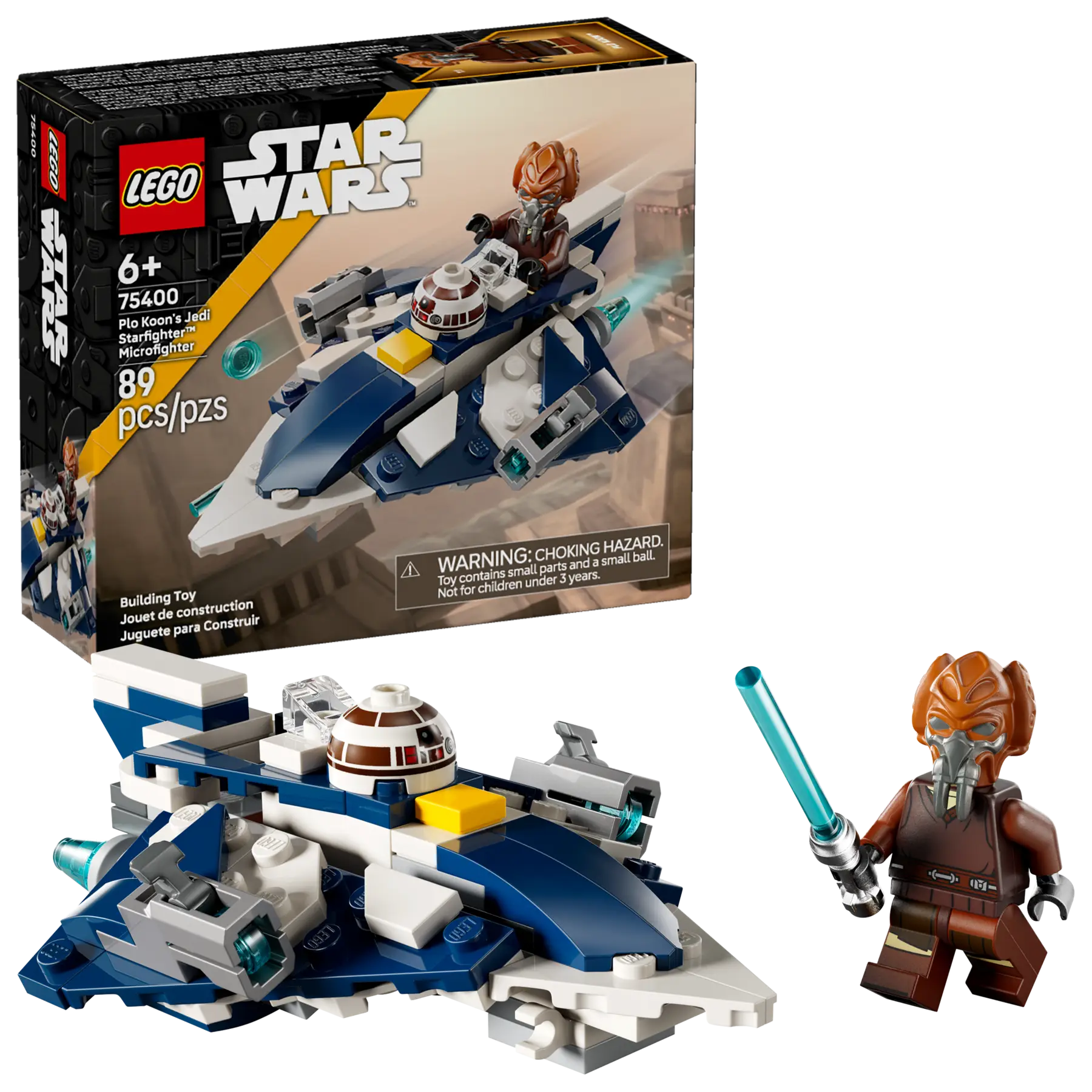 LEGO® | Star Wars: Plo Koon's Jedi Starfighter Microfighter (75400)