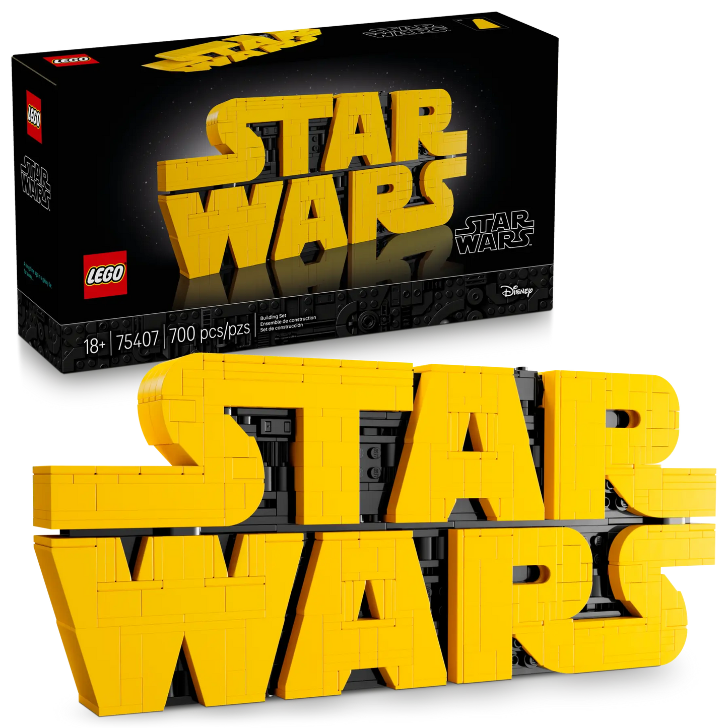 LEGO® | Ideas | Star Wars: Brick-Built Star Wars Logo (75407)