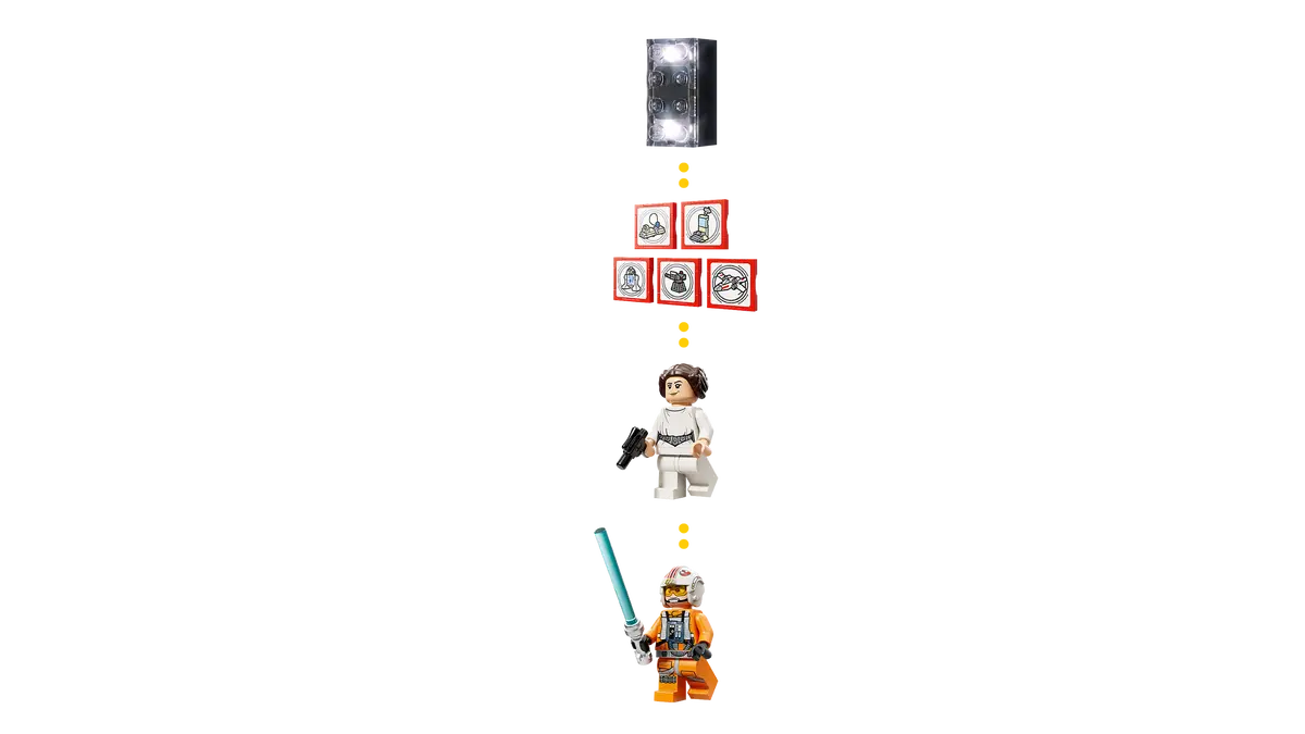 LEGO® | Star Wars™: SMART Play™ - Luke's Red Five X-Wing™ (75423) ((TEST))