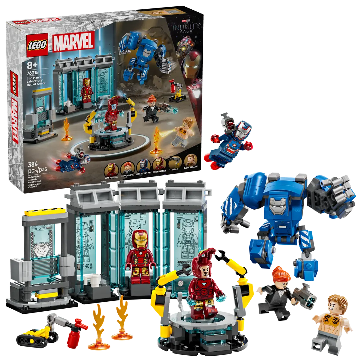 LEGO® | Marvel: Iron Man’s Laboratory: Hall of Armor (76315)