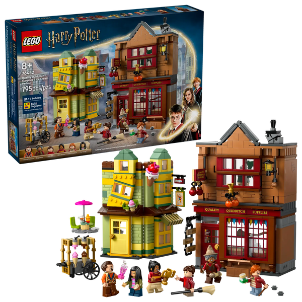 LEGO® | Harry Potter: Quality Quidditch Supplies & Ice Cream Parlour (76452)