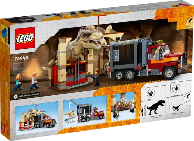 LEGO® | Jurassic World Dominion: T-Rex & Atrociraptor Breakout (76948)