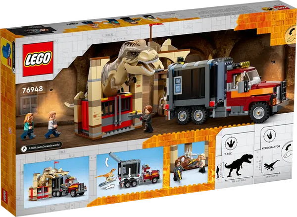 LEGO® | Jurassic World Dominion: T-Rex & Atrociraptor Breakout (76948)