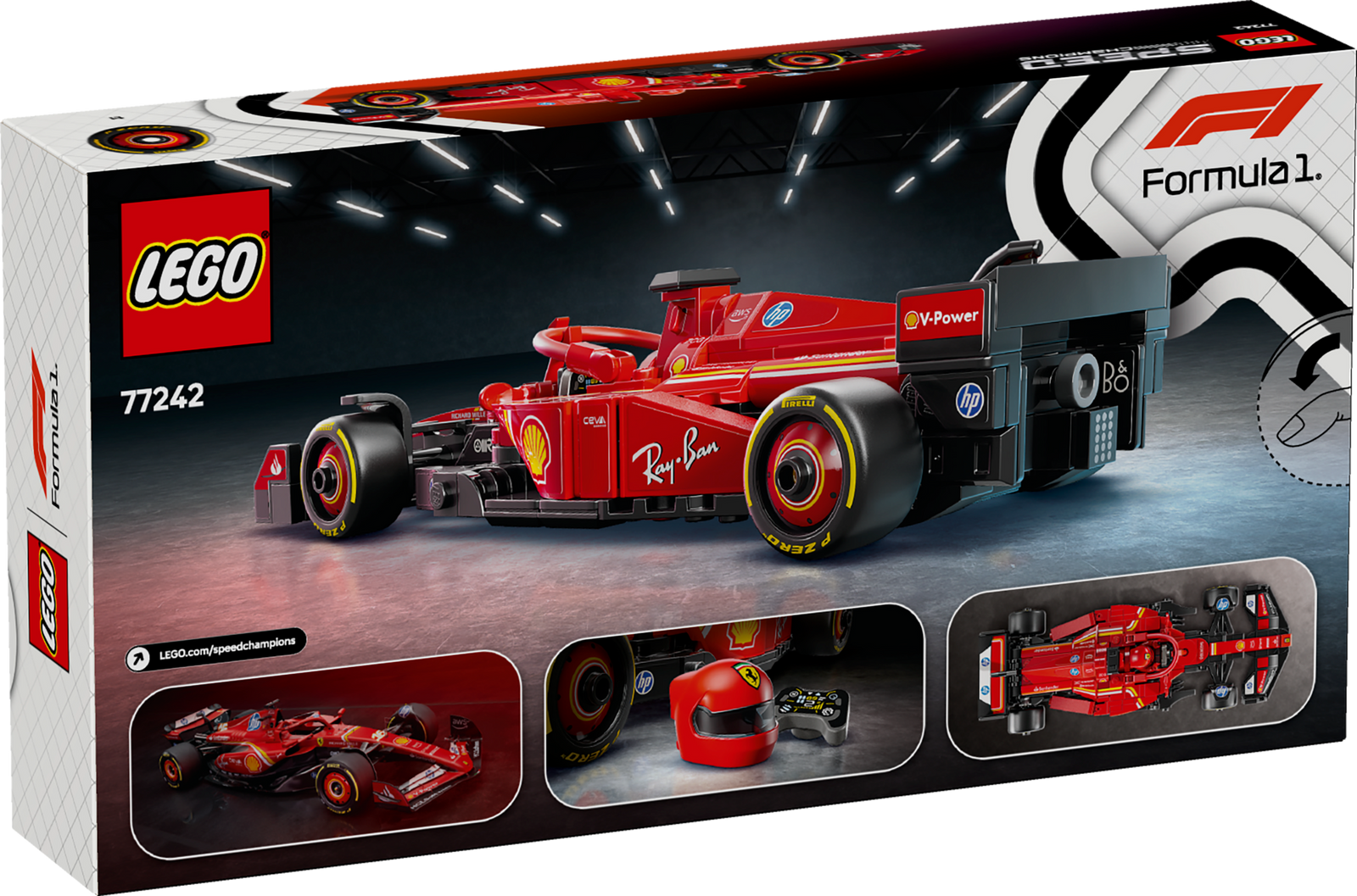LEGO® | Speed Champions: Ferrari SF-24 F1 Race Car (77242)