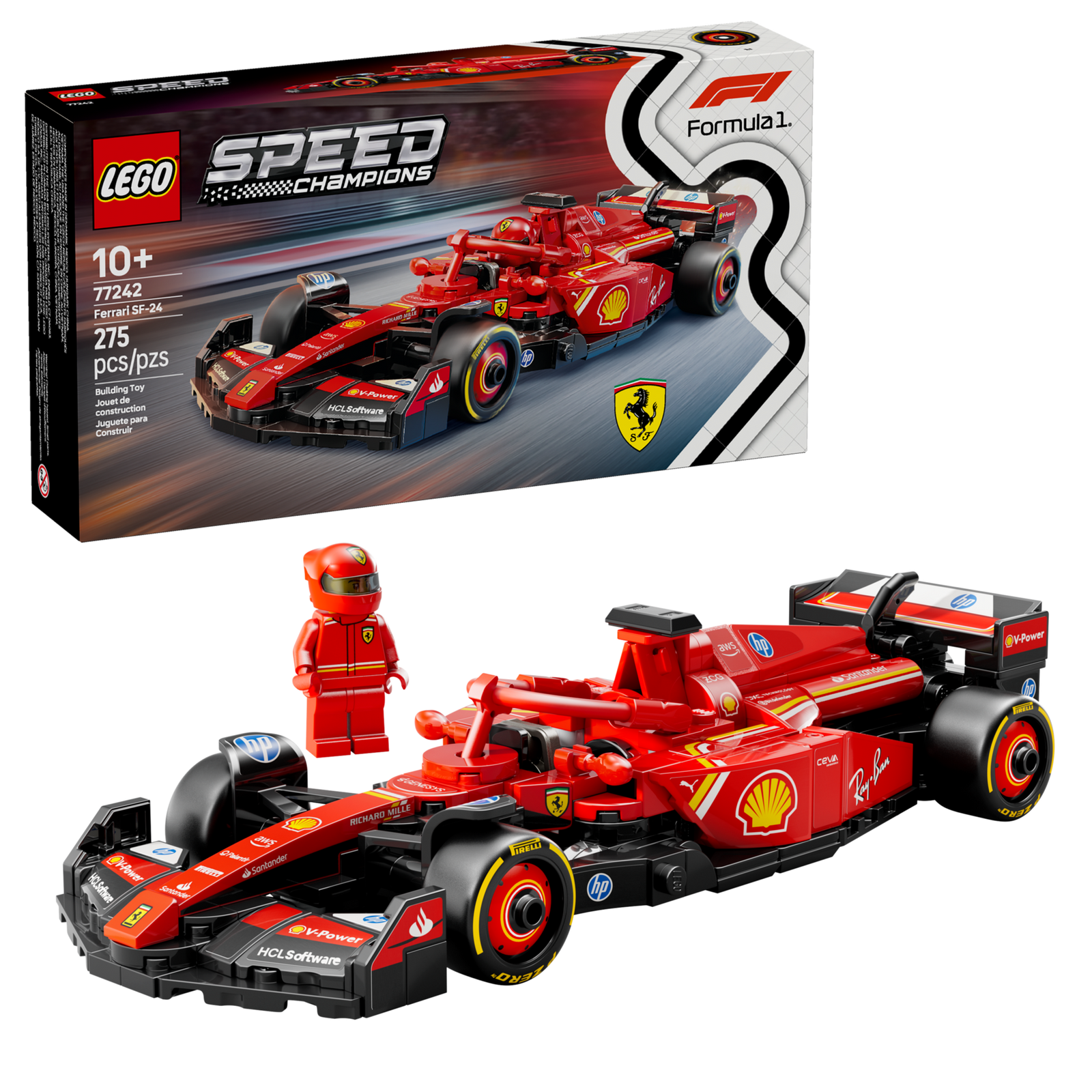 LEGO® | Speed Champions: Ferrari SF-24 F1 Race Car (77242)