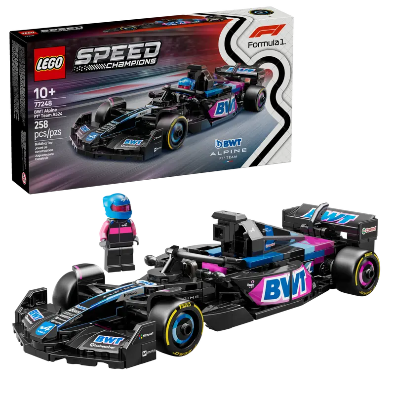 LEGO® | Speed Champions: BWT Alpine F1 Team A524 Race Car (77248)