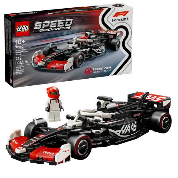 LEGO® | Speed Champions: MoneyGram Haas F1 Team VF-24 Race Car (77250)