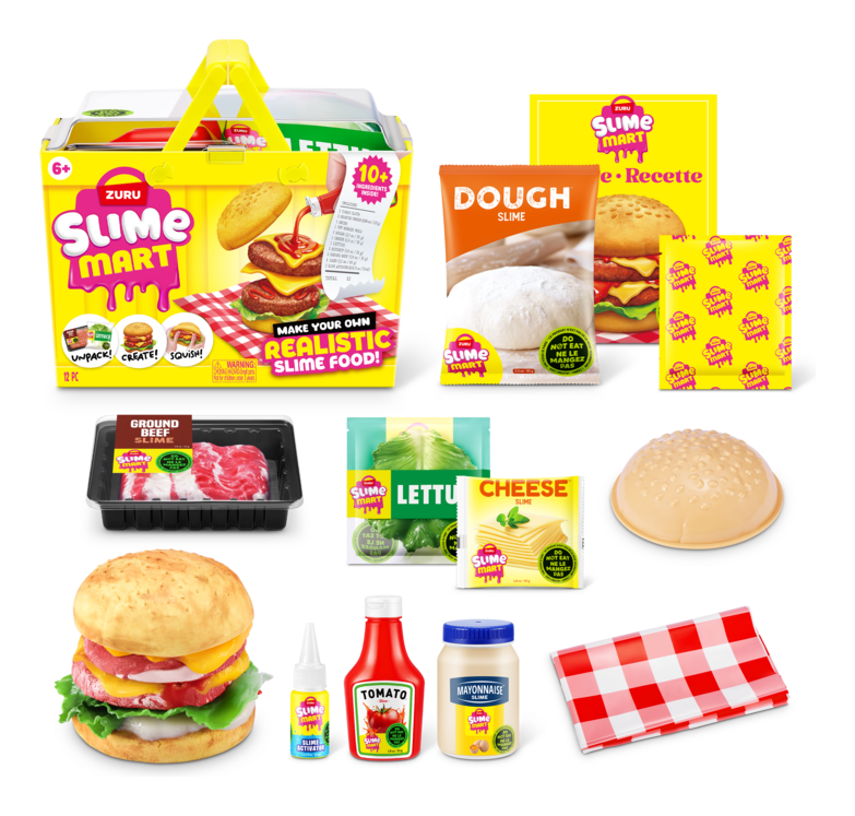 Slime Mart Small Shopping Basket S1 Fast Food