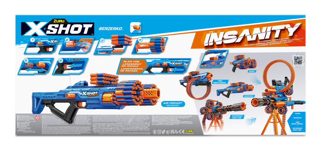 X-Shot Insanity S1 Bezerko 8 Shot