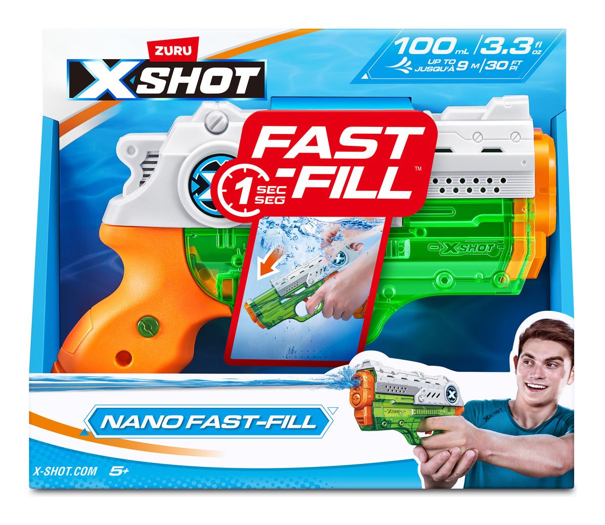 XShot Water Warfare Fast-Fill Nano Blaster