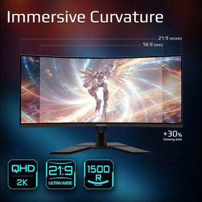 Gigabyte G34WQCP 34" 3440x1440 VA Curved Gaming Monitor