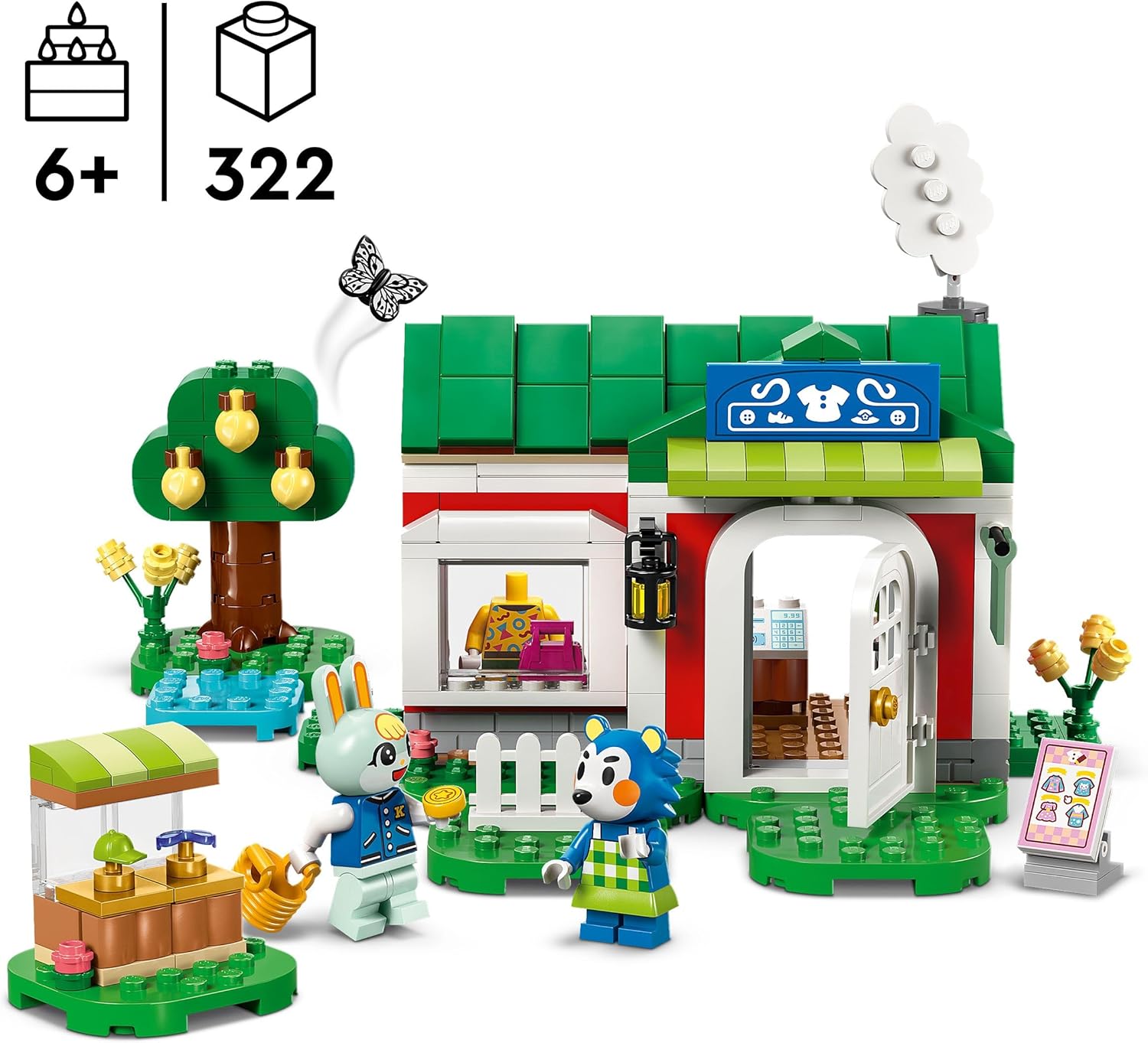 LEGO® | Animal Crossing: Able Sisters Clothing Shop (77055)