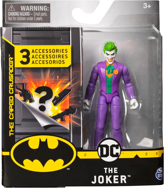 Batman 4in Basic Figure: Caped Crusader Assorted