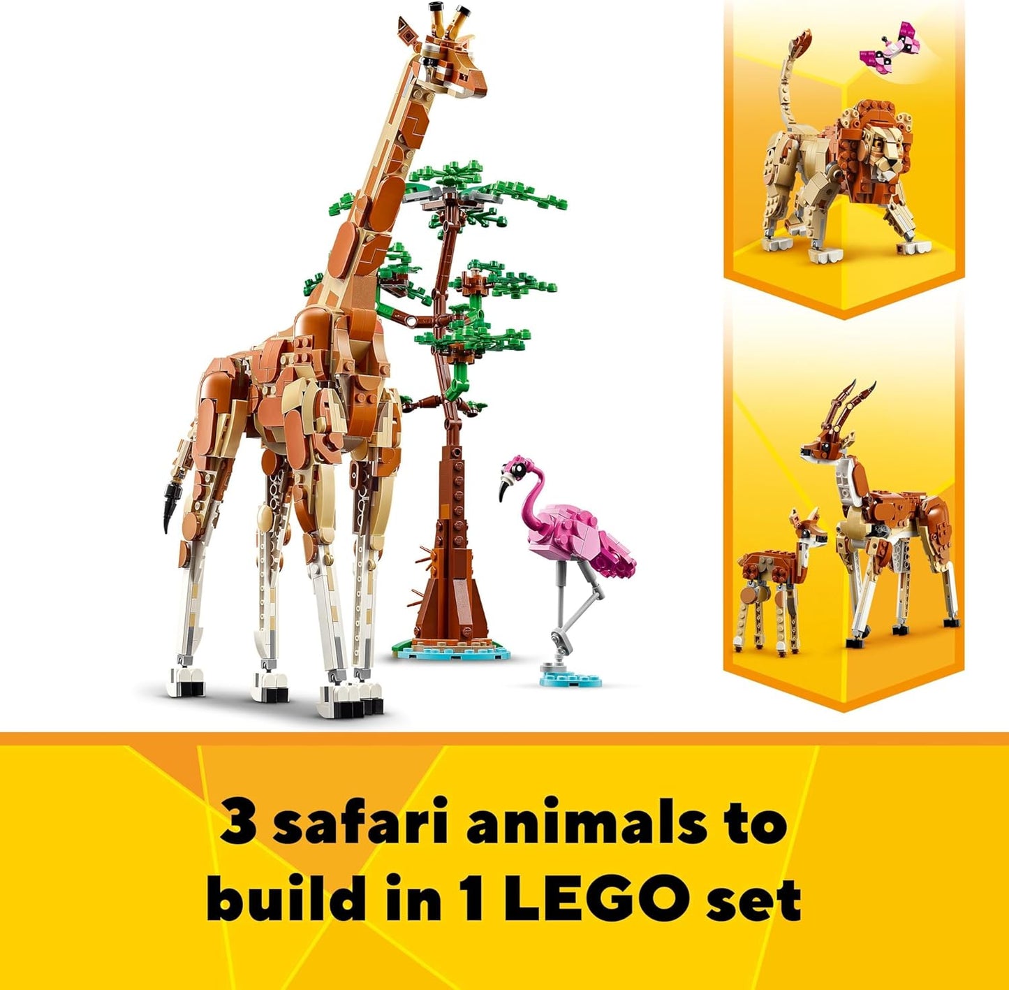 LEGO® | Creator 3-in-1: Wild Safari Animals (31150)