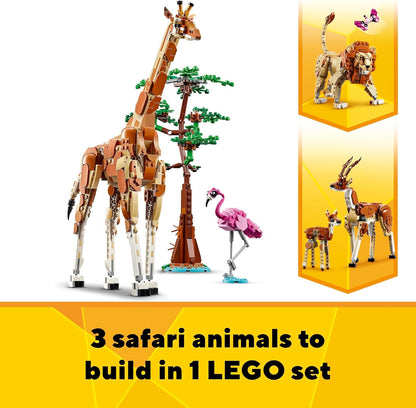 LEGO® | Creator 3-in-1: Wild Safari Animals (31150)