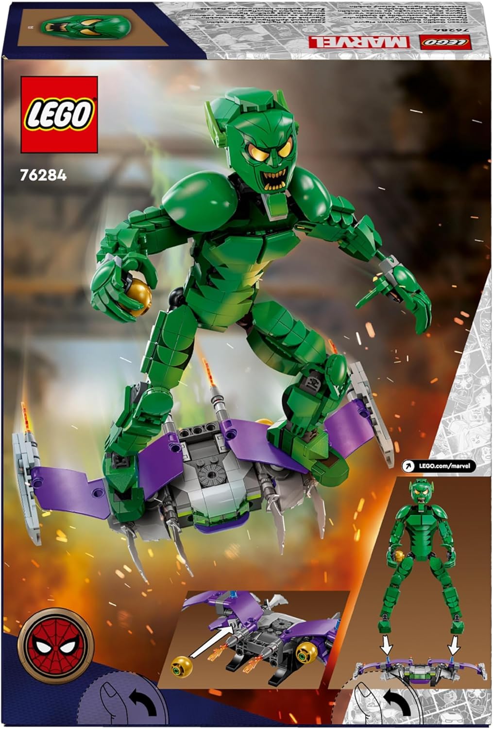 LEGO® | Marvel: Green Goblin Construction Figure (76284)