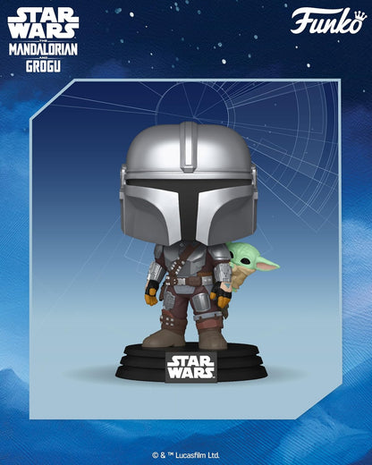 Funko POP! Star Wars: Star Wars M&G-The Mandalorian with Grogu
