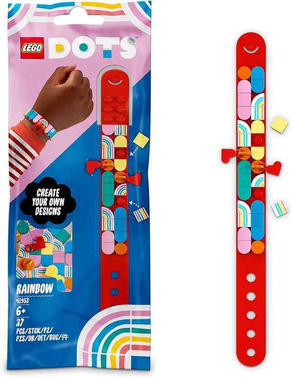 LEGO® | DOTS: Rainbow Bracelet with Charm (41953)