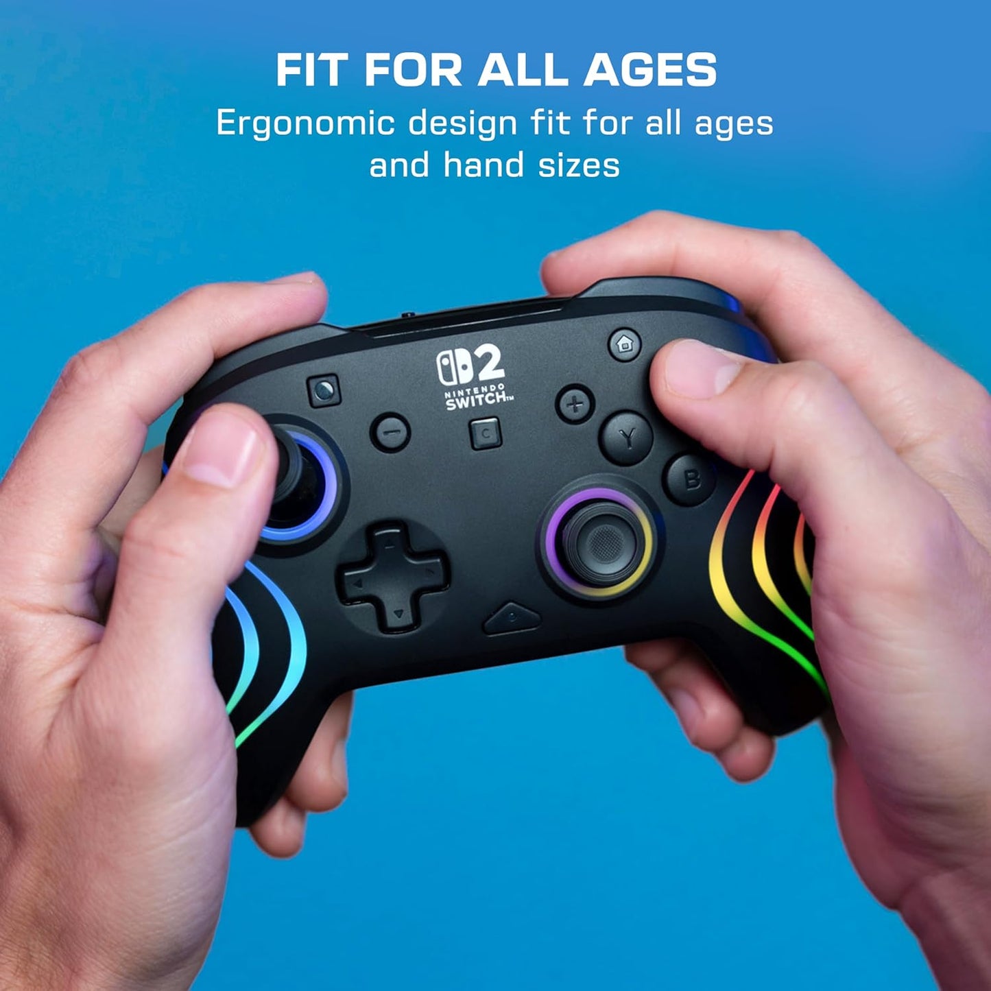Afterglow Wave Wireless Controller - Black (Nintendo Switch 2)