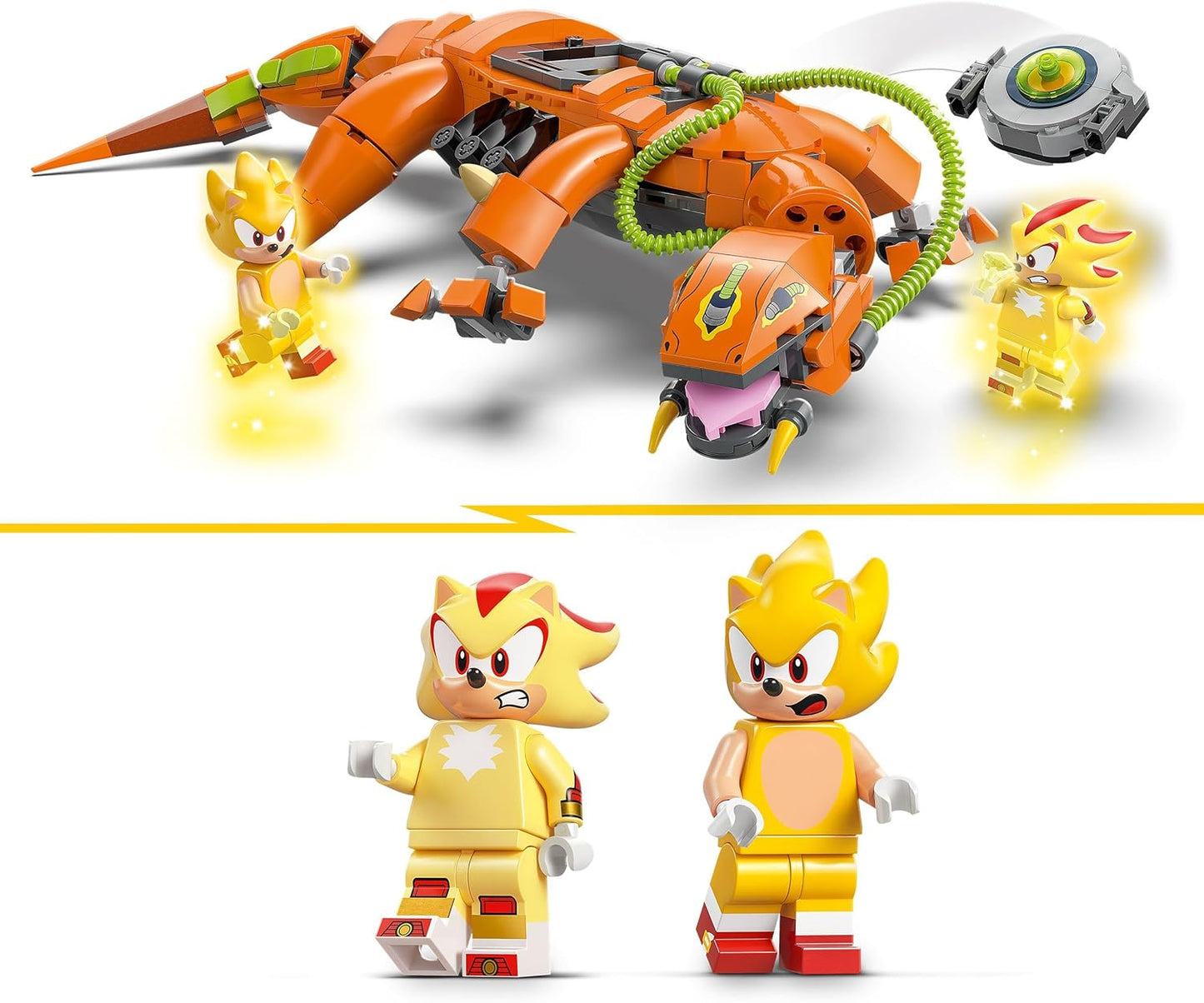 LEGO® | Sonic the Hedgehog: Super Shadow vs. Biolizard (77003)