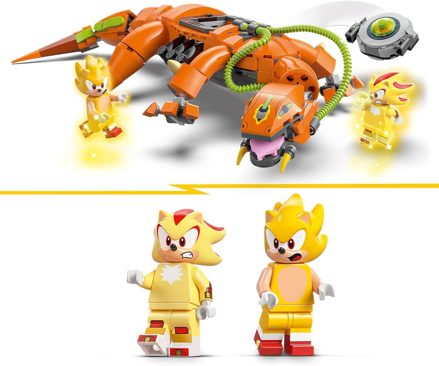 LEGO® | Sonic the Hedgehog: Super Shadow vs. Biolizard (77003)