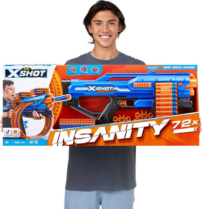 X-Shot Insanity S1 Mad Mega Barrel Blaster