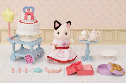 Sylvanian Families: Party Time Playset - Tuxedo Cat Girl