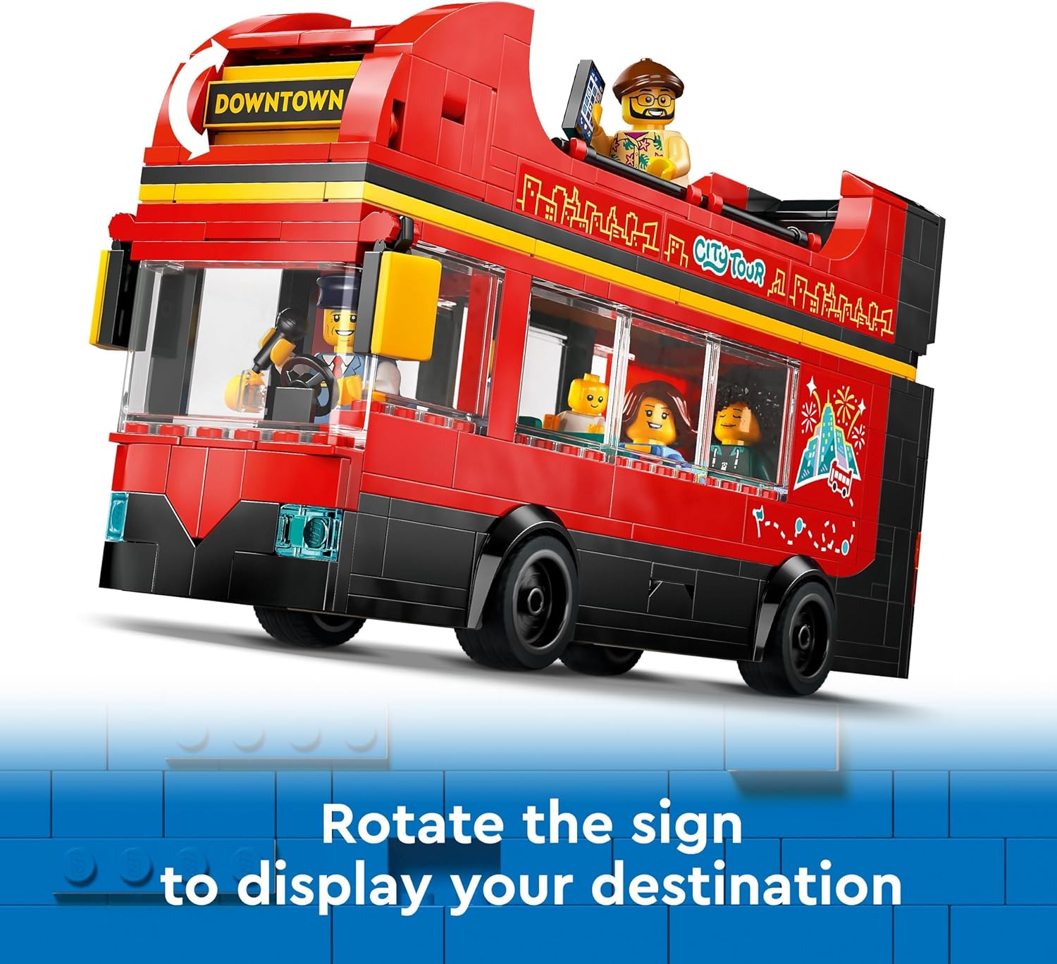 LEGO® | City - Red Double-Decker Sightseeing Bus (60407)