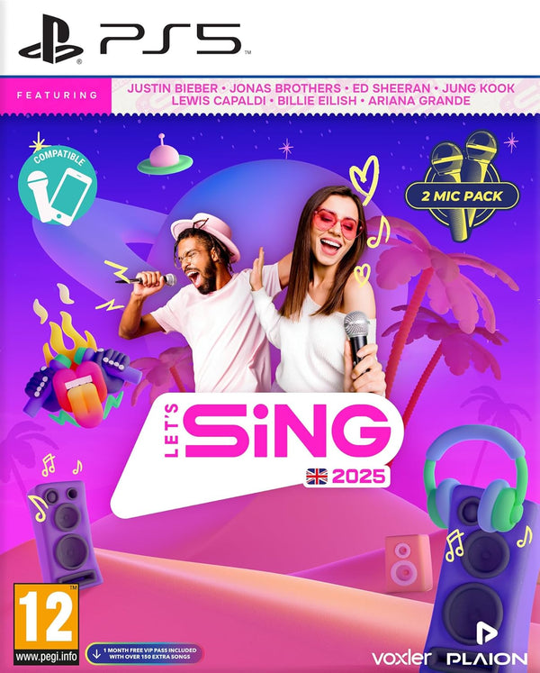 Let's Sing 2025 - Double Mic Bundle (PlayStation 5)