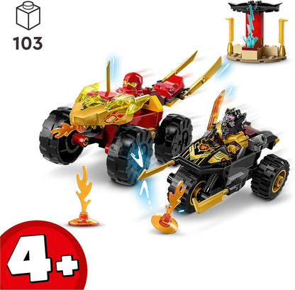 LEGO® | Ninjago: Kai & Ras's Car and Bike Battle (71789)