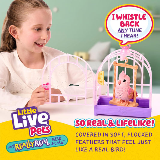 Little Live Pets My Really Real S2 Bird & Cage Rosie