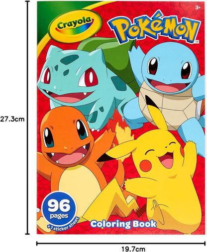 Crayola Pokemon 96-page Colouring Book
