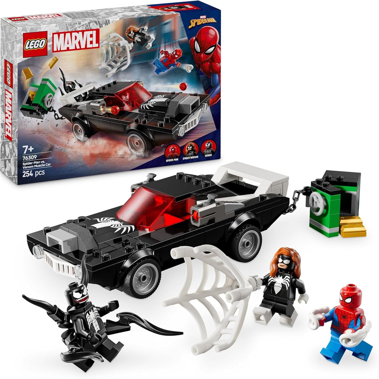 LEGO® | Marvel: Spider-Man vs. Venom Muscle Car (76309)