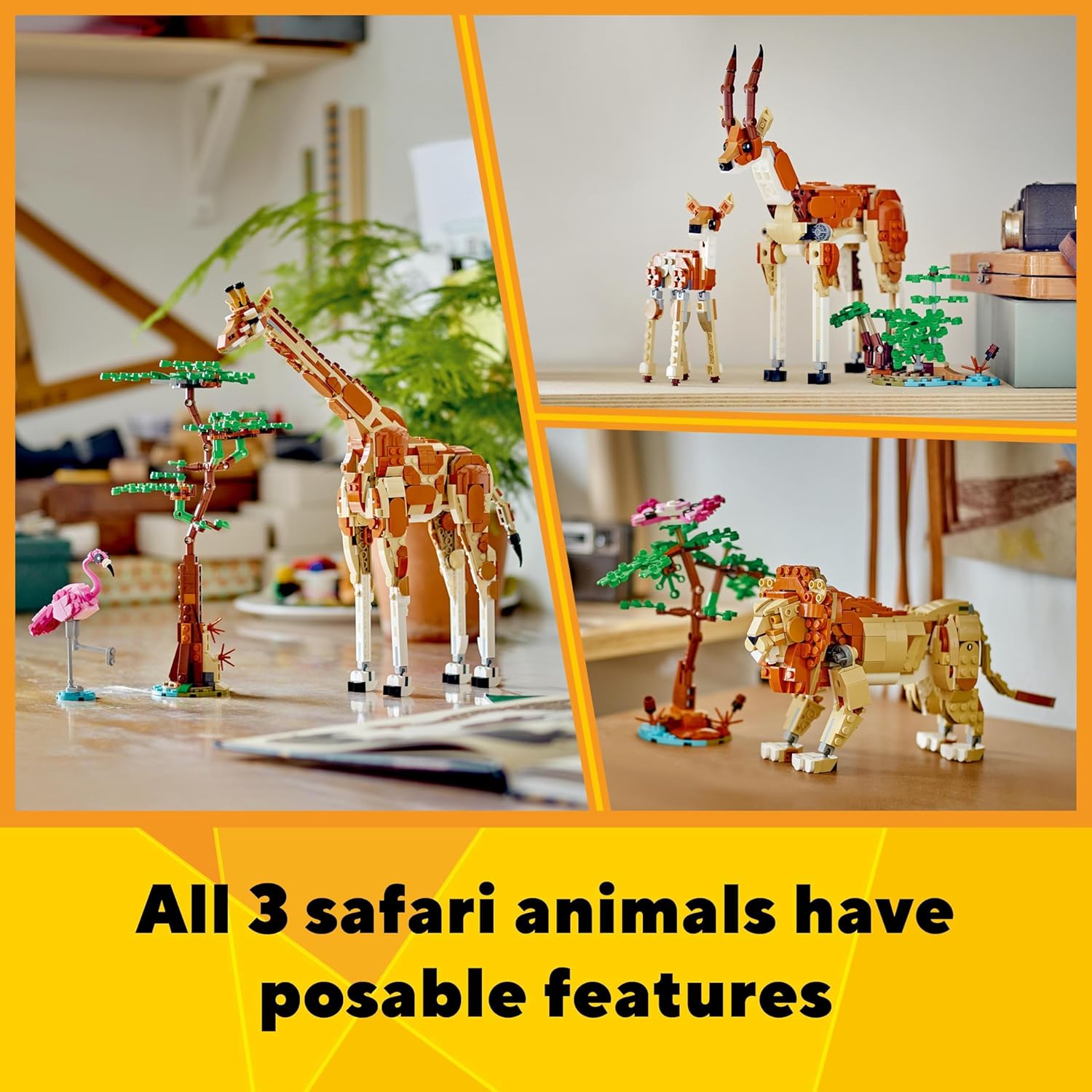 LEGO® | Creator 3-in-1: Wild Safari Animals (31150)