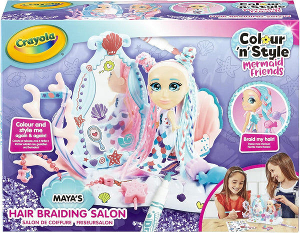 Crayola Colour n Style Mermaid - Maya's Hair Braiding Sea Salon