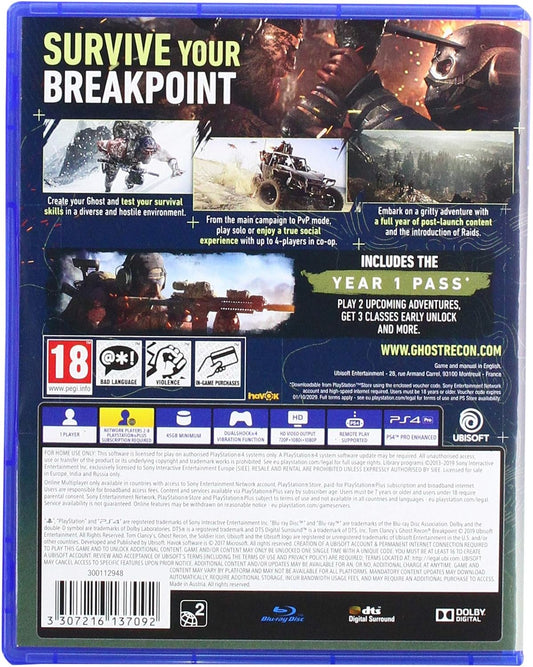 Ghost Recon: Breakpoint Gold Edition (PlayStation 4)