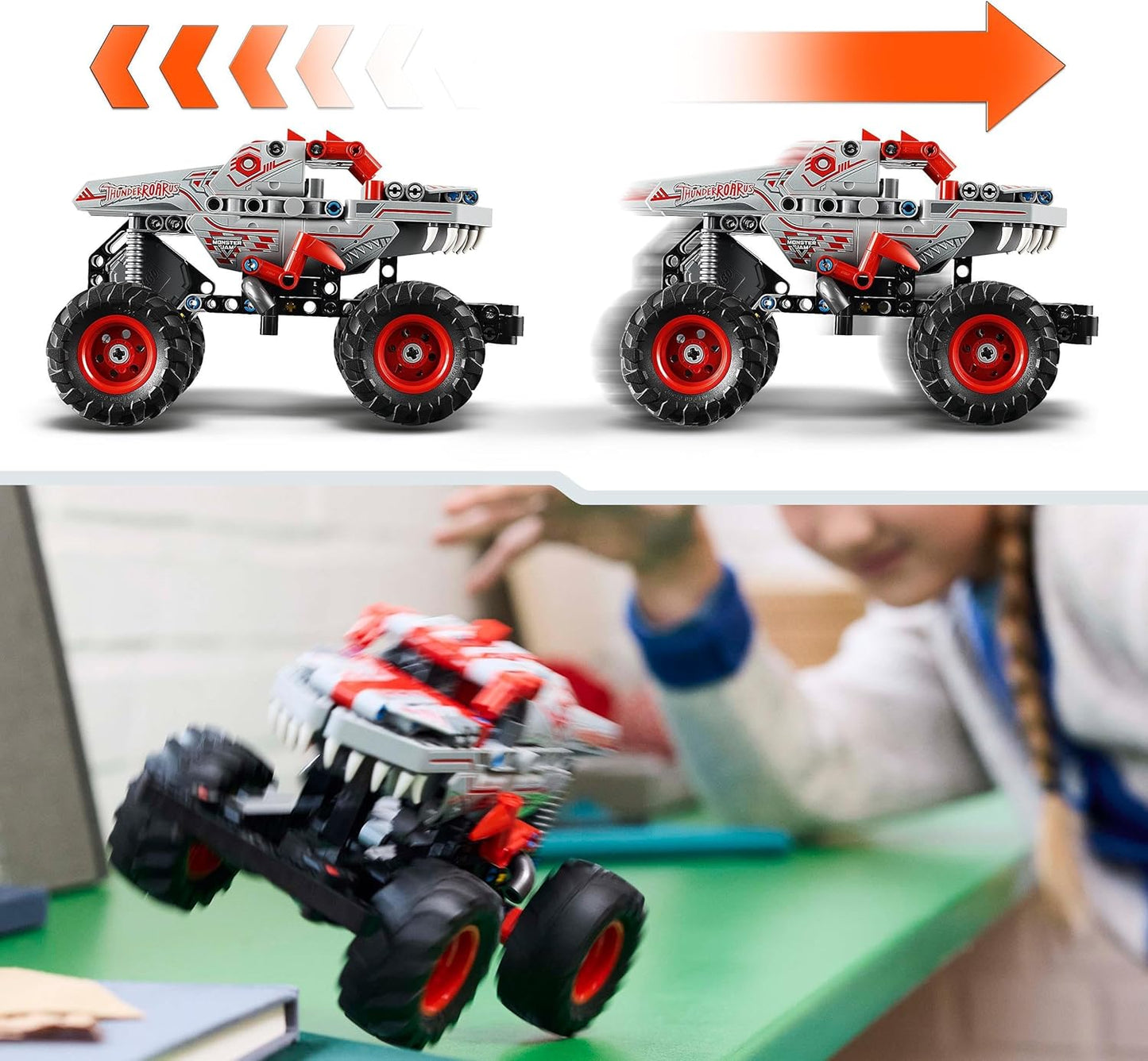 LEGO® | Technic: Monster Jam ThunderROARus Pull-Back (42200)