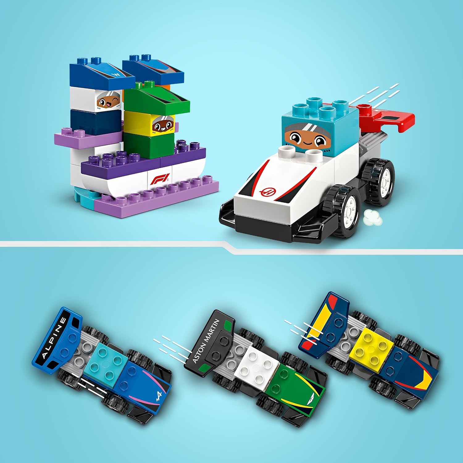 LEGO® | DUPLO: F1 Team Race Cars & Drivers (10445)