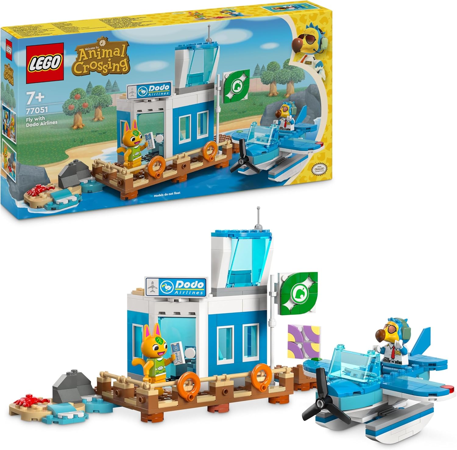 LEGO® | Animal Crossing: Fly with Dodo Airlines (77051)