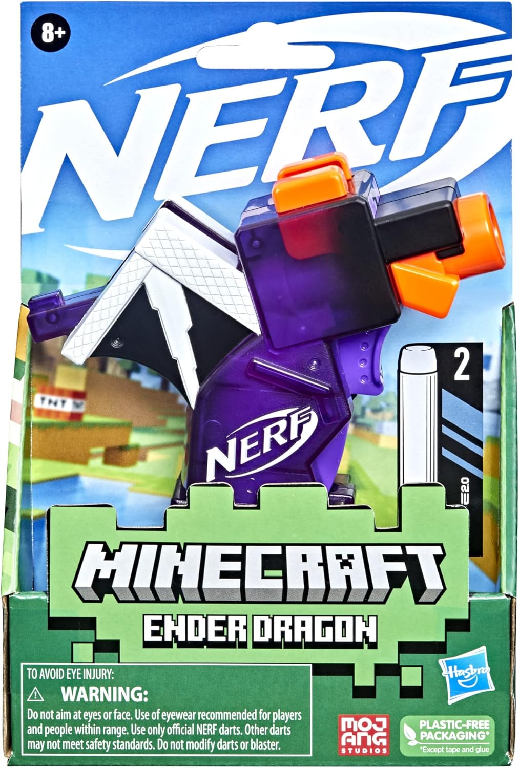 Nerf MicroShots Minecraft Ghast Mini Blaster F4423/F4417 asst