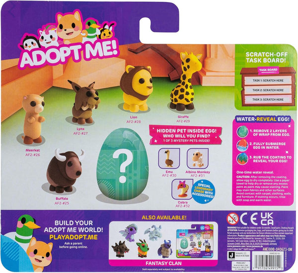 Adopt Me Pets 6 Figure Animal Life Multipack
