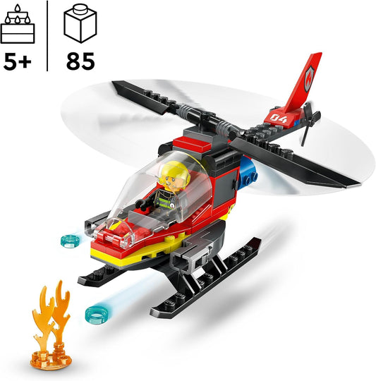 LEGO® | City: Fire Rescue Helicopter (60411)