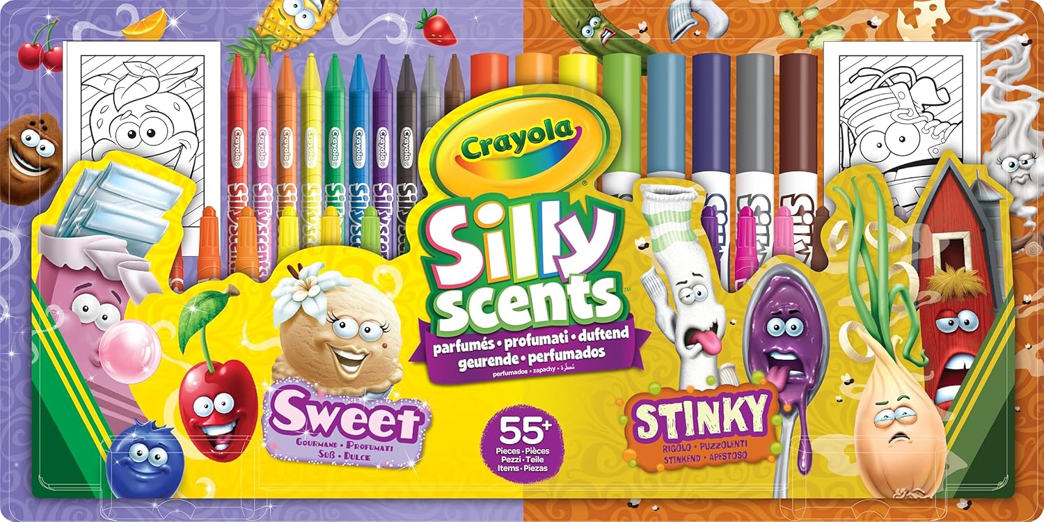 Crayola Silly Scents Activity Set (55+ Pcs)