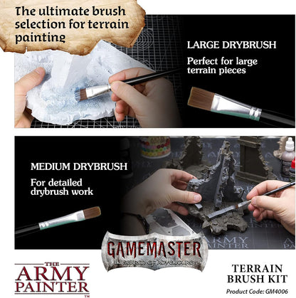 The Army Painter - GameMaster - Terrain Brush Kit