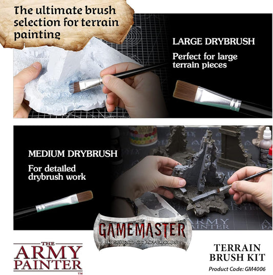 The Army Painter - GameMaster - Terrain Brush Kit